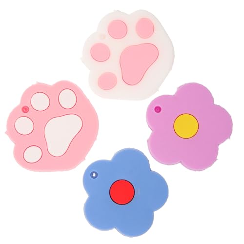 Sosoport 4 Stück Silikon Schlüsselkappen mit Niedlichen Katzenpfoten und Blumenmotiv Bunte Schlüsselabdeckungen für Frauen Mädchen Weiche Schlüsselprotektoren Lustige Schlüsselanhänger Sosoport 4 Stück Silikon Schlüsselkappen mit Niedlichen Katzenpfoten und Blumenmotiv Bunte Schlüsselabdeckungen für Frauen Mädchen Weiche Schlüsselprotektoren Lustige Schlüsselanhänger von Sosoport