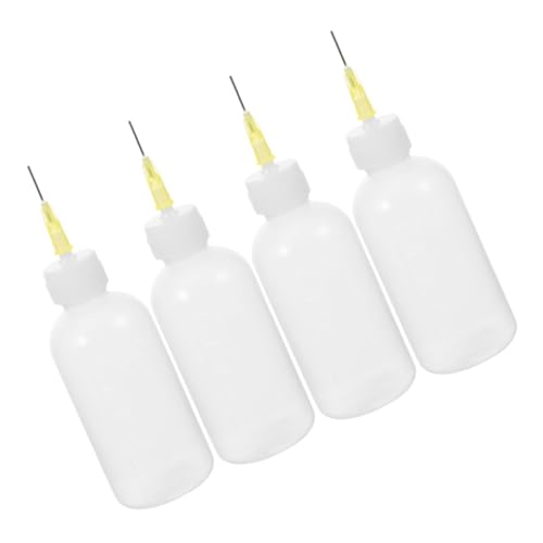Sosoport 4 Stück Squeeze Flaschen mit Nadeltipps Präziser DIY Ink Applicator für Bastelkleber Acrylfarbe Quilling Gebogene Kunststoffflaschen für Kontrolliertes Dosieren und Enge Stellen Sosoport 4 Stück Squeeze Flaschen mit Nadeltipps Präziser DIY Ink Applicator für Bastelkleber Acrylfarbe Quilling Gebogene Kunststoffflaschen für Kontrolliertes Dosieren und Enge Stellen von Sosoport