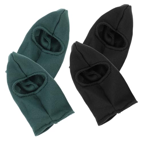 Sosoport 4 Stücke Männer Spielset Puppenkopf Zubehör Soldaten Zubehör Bewegliche Figuren Zubehör Puppenaccessoires/Puppenkopf Dollhouse Dekorationen Puppenhauszubehör Polyester von Sosoport