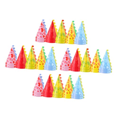 Sosoport 40 Stück Teiliges Dinosaurier Partyhüte Bunte Geburtstagskegel mit Cartoon Tiermotive Verstellbare Kindergeburtstag Kopfbedeckung Kreative Dino Designs für Jungen und Mädchen Sosoport 40 Stück Teiliges Dinosaurier Partyhüte Bunte Geburtstagskegel mit Cartoon Tiermotive Verstellbare Kindergeburtstag Kopfbedeckung Kreative Dino Designs für Jungen und Mädchen von Sosoport