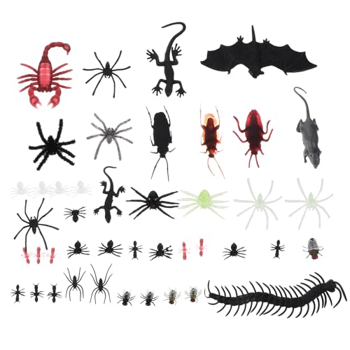 Sosoport 44Stücke Teiliges Gefälschter Insekten für Halloween Dekoration Realistische Plastikwanzen Spinnen und Skorpione für Scherzartikel und Partys Fördert Sosoport 44Stücke Teiliges Gefälschter Insekten für Halloween Dekoration Realistische Plastikwanzen Spinnen und Skorpione für Scherzartikel und Partys Fördert von Sosoport