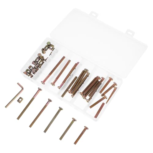 Sosoport 49 Stück Teiliges Sechskant Innensechskantschrauben und Muttern Set aus Metall für Möbelverbinder Robustes Möbelbeschlag Sortiment zur Einfachen Montage und Reparatur Sosoport 49 Stück Teiliges Sechskant Innensechskantschrauben und Muttern Set aus Metall für Möbelverbinder Robustes Möbelbeschlag Sortiment zur Einfachen Montage und Reparatur von Sosoport