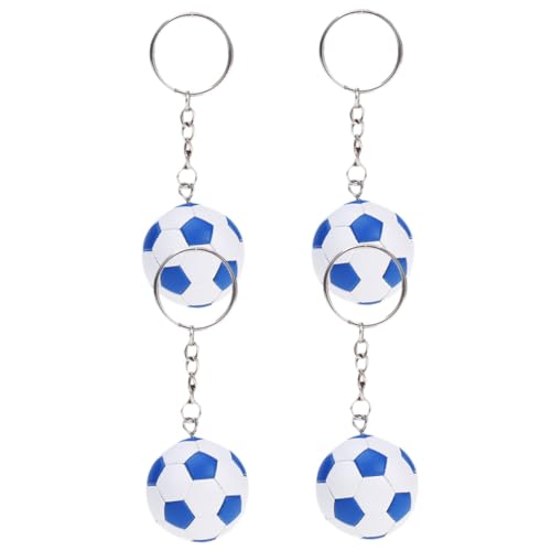Sosoport 4Stücke Fußball Schlüsselanhänger Sportliche Charme Schlüsselbund Anhänger Für Fußballfans Geschenkidee Für Partydekoration Für Schul von Sosoport