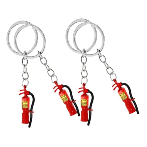 Sosoport 4Stücke Teiliges Feuerwehrmann Schlüsselanhänger mit Feuerlöscher Anhänger Dekorativ für Taschen und Rucksäcke für Feuerwehr Fans und Party Accessoire Sosoport 4Stücke Teiliges Feuerwehrmann Schlüsselanhänger mit Feuerlöscher Anhänger Dekorativ für Taschen und Rucksäcke für Feuerwehr Fans und Party Accessoire von Sosoport