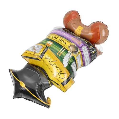 Sosoport 4d dreidimensionales Buch Partyballon Kindergarten-Abschlussballons Luftballons für die Abschlussfeier Ballons der Abschlusssaison Abschlussballondekoration Aluminiumfolie von Sosoport