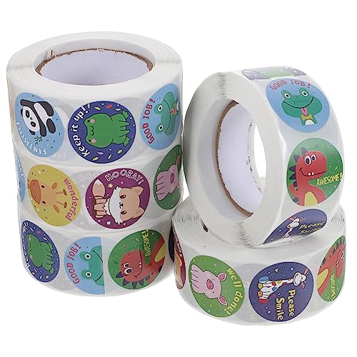 Sosoport 5 Rollen Motivationsaufkleber für Selbstklebende Cartoon Tier Sticker für Scrapbooking Belohnungen und Kreative Projekte für Schule Partys und Bastelarbeiten Sosoport 5 Rollen Motivationsaufkleber für Selbstklebende Cartoon Tier Sticker für Scrapbooking Belohnungen und Kreative Projekte für Schule Partys und Bastelarbeiten von Sosoport
