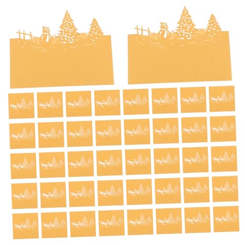 Sosoport 50 Stück Goldene Schneemann Weihnachts Tischkarten mit Filigranem Ausschnitt Wiederverwendbare Namenskarten für Festliche Weihnachtsfeiern Geeignet für Familien Restaurants Hotels Sosoport 50 Stück Goldene Schneemann Weihnachts Tischkarten mit Filigranem Ausschnitt Wiederverwendbare Namenskarten für Festliche Weihnachtsfeiern Geeignet für Familien Restaurants Hotels von Sosoport