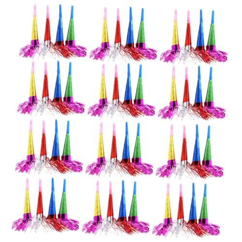 Sosoport 50 Stück Lautsprecher Aus Laserpapier Macher Glücklich Party Hersteller Blowouts Hörner Lärm Geburtstagsausbrüche Gebläsehorn Plastik Sosoport 50 Stück Lautsprecher Aus Laserpapier Macher Glücklich Party Hersteller Blowouts Hörner Lärm Geburtstagsausbrüche Gebläsehorn Plastik von Sosoport