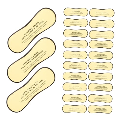 Sosoport 50 Stück Liner Selbstklebend Transparente Warnetiketten für Badebekleidung und Unterwäsche Reißfest und Langlebig für Schwimmanproben und Schutz von Unterhosen von Sosoport