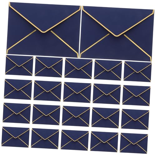 Sosoport 50 Stück Teiliges Luxus Umschläge mit Goldfolie Rand V-klappe Dicke Blaue Briefumschläge für Hochzeitseinladungen Babyparty Abschlussfeier Hochwertige Schutzumschläge für Sosoport 50 Stück Teiliges Luxus Umschläge mit Goldfolie Rand V-klappe Dicke Blaue Briefumschläge für Hochzeitseinladungen Babyparty Abschlussfeier Hochwertige Schutzumschläge für von Sosoport