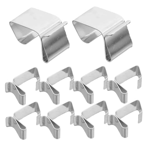 Sosoport 50 Stück Weihnachtslichter Clips für Außenbereich Praktische Halterungen für Lichterketten und Weihnachtsdekoration Installieren für Garten und Haus von Sosoport