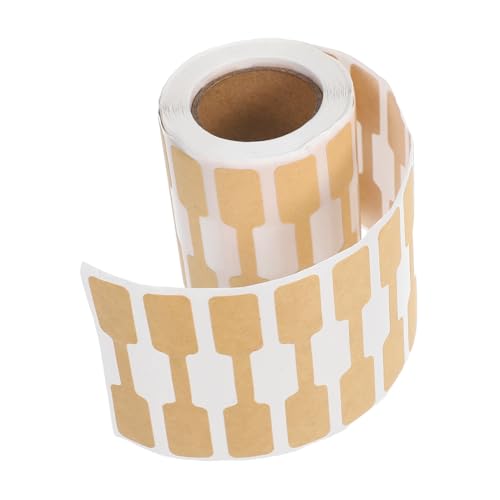 Sosoport 500 Stück Schmuck Preisschilder Rechteckige Form Selbstklebende Blanke Hantel Schmuckaufkleber Etiketten Für Armband Ring Kleidungsdisplay Khaki Sosoport 500 Stück Schmuck Preisschilder Rechteckige Form Selbstklebende Blanke Hantel Schmuckaufkleber Etiketten Für Armband Ring Kleidungsdisplay Khaki von Sosoport