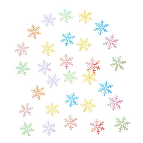 Sosoport 5000 Stück Teiliges Schneeflocken Konfetti Glitter Streudeko für Winter Weihnachtsfeiern Leichte Tischdeko Vielseitige Bastel Partydekoration Funkelnde Schneeflocken für Festliche von Sosoport