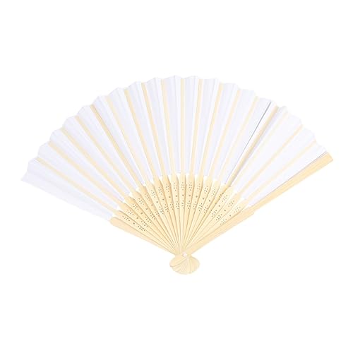 Sosoport 5Stücke Leere Klapphandfächer Faltbare Chinesische Fächer für DIY Malerei für Partys und Weiß Sosoport 5Stücke Leere Klapphandfächer Faltbare Chinesische Fächer für DIY Malerei für Partys und Weiß von Sosoport