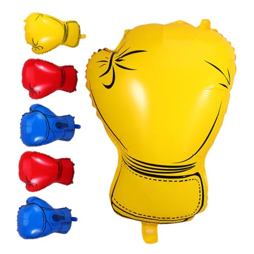 Sosoport 6 Stück Boxhandschuhe Folienballons Party Dekorationen Zum Thema Boxen – Bunte Folienballon Dekoration – Dekoration Für Wrestling Geburtstagsfeiern Sosoport 6 Stück Boxhandschuhe Folienballons Party Dekorationen Zum Thema Boxen – Bunte Folienballon Dekoration – Dekoration Für Wrestling Geburtstagsfeiern von Sosoport