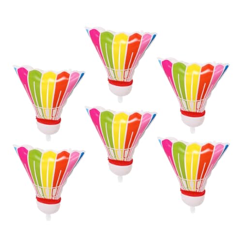 Sosoport 6 Stück Giant Inflatable Badminton Balloon Farbiges Shuttlecock für Sportthemen Geburtstagsfeiern Partydekorationen für Sportevents und Wettbewerbe Wiederverwendbar und Sosoport 6 Stück Giant Inflatable Badminton Balloon Farbiges Shuttlecock für Sportthemen Geburtstagsfeiern Partydekorationen für Sportevents und Wettbewerbe Wiederverwendbar und von Sosoport