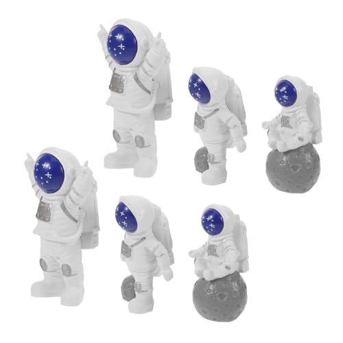 Sosoport 6 Stück Mini Astronaut Resin Figuren Wiederverwendbare Weltraum Party Dekoration Leichte Desktop Ornamente für Kindergeburtstag Kreative und Lehrreiche Kuchendeko im Weltraum-thema Sosoport 6 Stück Mini Astronaut Resin Figuren Wiederverwendbare Weltraum Party Dekoration Leichte Desktop Ornamente für Kindergeburtstag Kreative und Lehrreiche Kuchendeko im Weltraum-thema von Sosoport