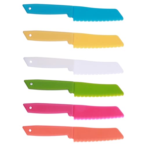 Sosoport 6 Stück Teiliges Kindersicheres Kuchentool Lebensmittelechtem Kunststoff mit Ergonomischem Griff zum Schneiden von Kuchen Obst und Brot für Leicht zu Reinigen und Sicher Anwendung Sosoport 6 Stück Teiliges Kindersicheres Kuchentool Lebensmittelechtem Kunststoff mit Ergonomischem Griff zum Schneiden von Kuchen Obst und Brot für Leicht zu Reinigen und Sicher Anwendung von Sosoport