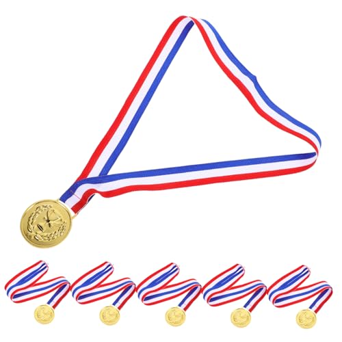 Sosoport 6 Stück Teiliges Medaillenset für Schulwettkämpfe Dekorative Sportmedaille für Auszeichnung für Wettbewerbe und Besondere Anlässe Robuste und Praktische Medaillen mit Glatten Sosoport 6 Stück Teiliges Medaillenset für Schulwettkämpfe Dekorative Sportmedaille für Auszeichnung für Wettbewerbe und Besondere Anlässe Robuste und Praktische Medaillen mit Glatten von Sosoport