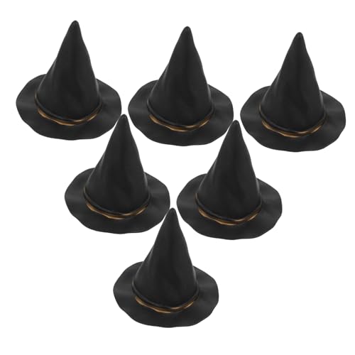 Sosoport 6 Stück Teiliges Mini Hexenhut Schwarze Flaschen Deko Halloween DIY Party Zubehör Vielseitige Weinflaschen Abdeckungen Festliche Tischdekoration für Halloween und Karnevalspartys Sosoport 6 Stück Teiliges Mini Hexenhut Schwarze Flaschen Deko Halloween DIY Party Zubehör Vielseitige Weinflaschen Abdeckungen Festliche Tischdekoration für Halloween und Karnevalspartys von Sosoport
