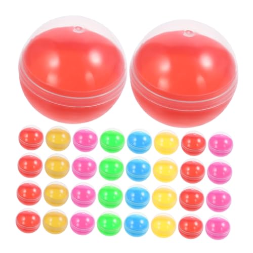 Sosoport 60 Stück Gacha-maschine Automatenkapsel Kapseln Leer Mini-klauenmaschinenkapseln Klauenmaschinenbälle Klauenmaschinenpreis Kapseln Für Verkaufsautomaten Plastik von Sosoport