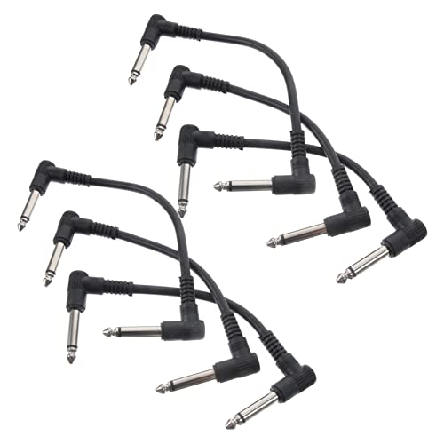 Sosoport 6Stücke Gitarreneffektkabel Hochdichtes Flaches Design für Einfache Lagerung Kompatibel mit Gitarre Bass Effekten Langlebig und Verwicklungsfrei Sosoport 6Stücke Gitarreneffektkabel Hochdichtes Flaches Design für Einfache Lagerung Kompatibel mit Gitarre Bass Effekten Langlebig und Verwicklungsfrei von Sosoport