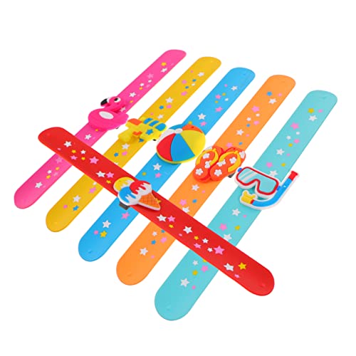 Sosoport 6Stücke Slap Armbänder mit Hawaiianischem Thema Party Armbänder für Mitgebsel für Geburtstagsfeiern Langlebig und Stylisch Sommerfeste Sosoport 6Stücke Slap Armbänder mit Hawaiianischem Thema Party Armbänder für Mitgebsel für Geburtstagsfeiern Langlebig und Stylisch Sommerfeste von Sosoport