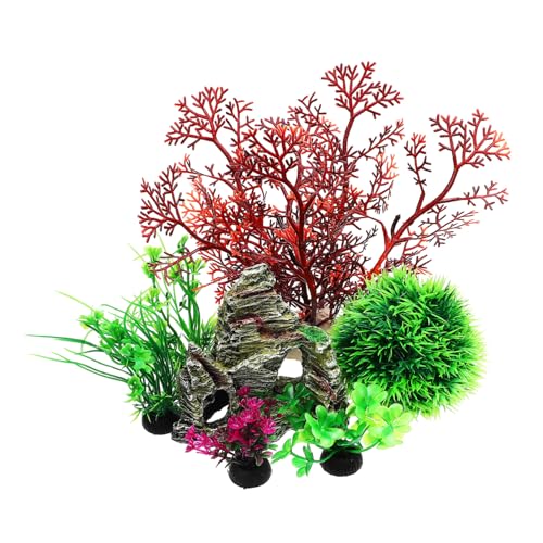 Sosoport 7 Stück Aquarium Dekoration Teilig Realistische Kunstpflanzen und für Fisch Tank Pflegeleicht und Langlebig aus Synthetischem Harz für Kreative Gestaltung Wasser Sosoport 7 Stück Aquarium Dekoration Teilig Realistische Kunstpflanzen und für Fisch Tank Pflegeleicht und Langlebig aus Synthetischem Harz für Kreative Gestaltung Wasser von Sosoport