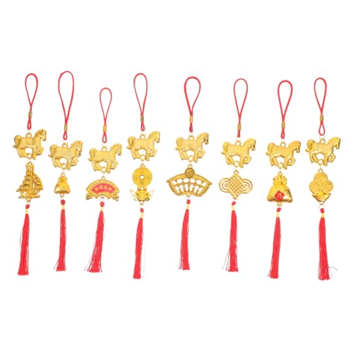 Sosoport 8 Stück Chinesische Frühlingsfest Anhänger Leichte Festliche Accessoires für Hauswärmung und Feiertagsdeko Sosoport 8 Stück Chinesische Frühlingsfest Anhänger Leichte Festliche Accessoires für Hauswärmung und Feiertagsdeko von Sosoport