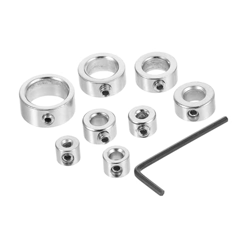 Sosoport 8 Stück Teiliges Bohrstopper Set aus Tiefenanschlagringe für Präzise Bohrtiefe Holzprojekten Werkzeug für Einfache Installation und Anpassung Sosoport 8 Stück Teiliges Bohrstopper Set aus Tiefenanschlagringe für Präzise Bohrtiefe Holzprojekten Werkzeug für Einfache Installation und Anpassung von Sosoport