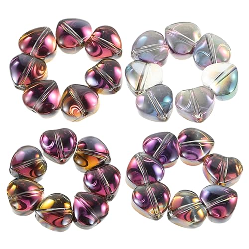 Sosoport 80 Stück Kristallperlen Mit Farbverlauf Perlen Für Armbänder Valentinstag Holzperlen Herzförmige Perle Perlen Für Die Herstellung Von Armbändern Charms-perlen Lustige Perlen Glas Sosoport 80 Stück Kristallperlen Mit Farbverlauf Perlen Für Armbänder Valentinstag Holzperlen Herzförmige Perle Perlen Für Die Herstellung Von Armbändern Charms-perlen Lustige Perlen Glas von Sosoport