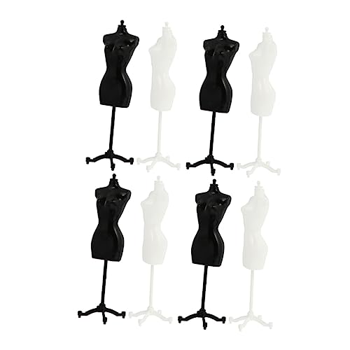 Sosoport 8Stücke Puppenständer Mannequin Modellständer für Puppenkleidung für DIY Schaufensterpuppen und Stabil und Sicher von Sosoport