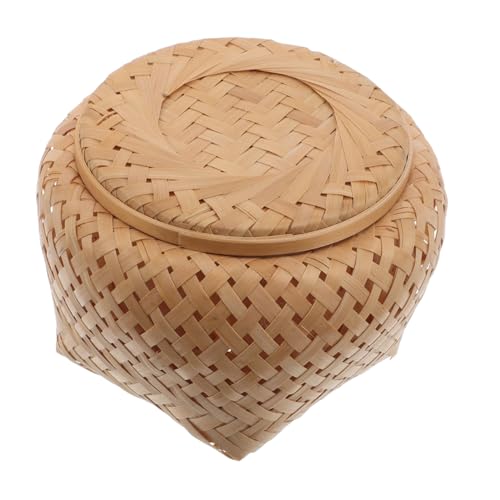 Sosoport Bambus Tee Aufbewahrungsbox mit Deckel Handgefertigter Wicker Korb für Teebeutel Snacks und Küchenregal Stilvolles Zuhause Organizer für Tee und Snacks Sosoport Bambus Tee Aufbewahrungsbox mit Deckel Handgefertigter Wicker Korb für Teebeutel Snacks und Küchenregal Stilvolles Zuhause Organizer für Tee und Snacks von Sosoport