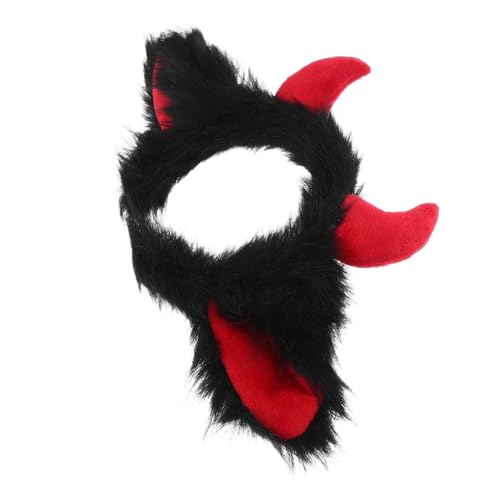 Sosoport Demon Horns Stirnband mit Realistischen Yak Ohren Flexible Passform für Damen und Schwarzes und Rotes Gothic Cosplay Halloween Kostümzubehör Sosoport Demon Horns Stirnband mit Realistischen Yak Ohren Flexible Passform für Damen und Schwarzes und Rotes Gothic Cosplay Halloween Kostümzubehör von Sosoport