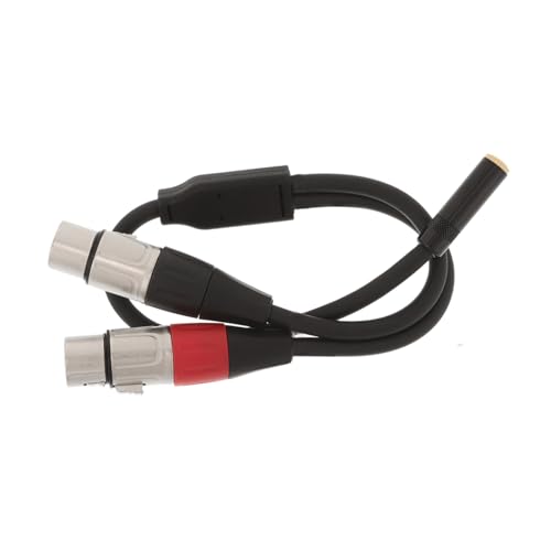 Sosoport Dual Xlr Female zu Y Splitter Kabel Goldbeschichtet für Mikrofon Audioaufnahme und Mischgeräte Vielseitig Einsetzbar Hohe Kompatibilität für Studio und Live Anwendungen Sosoport Dual Xlr Female zu Y Splitter Kabel Goldbeschichtet für Mikrofon Audioaufnahme und Mischgeräte Vielseitig Einsetzbar Hohe Kompatibilität für Studio und Live Anwendungen von Sosoport