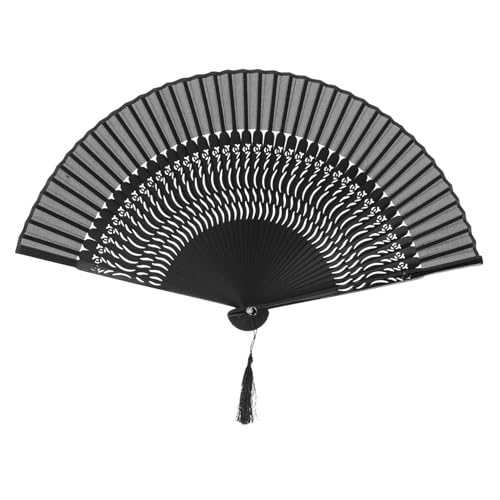 Sosoport Faltbarer Handfächer Chinesischer Stil Spitze Dekorativer Tanzfächer für Damen Leichter Klappfächer mit Quaste Geeignet als Wanddekoration und Partyaccessoire Sosoport Faltbarer Handfächer Chinesischer Stil Spitze Dekorativer Tanzfächer für Damen Leichter Klappfächer mit Quaste Geeignet als Wanddekoration und Partyaccessoire von Sosoport