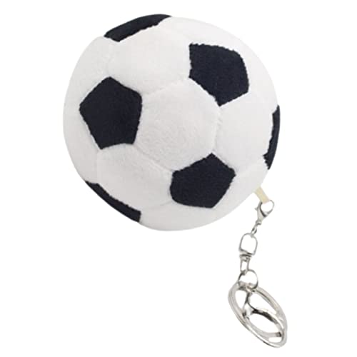 Sosoport Fußball Schlüsselanhänger Gefüllter Schlüsselanhänger aus Plüsch Sport Mädchen Fußballzubehör fussballdeko fußball-fanartikel Fußballgeschenke Fußball-Partygeschenke PP Baumwolle von Sosoport