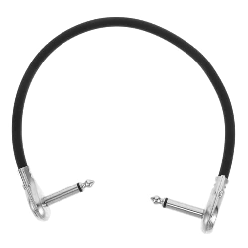 Sosoport Gitarren Patchkabel Flachstecker Kabel für Gitarre und Effektpedale Lärmschutz Einfache Verbindung Unverzichtbares Zubehör für Musiker Robust und Zuverlässig von Sosoport