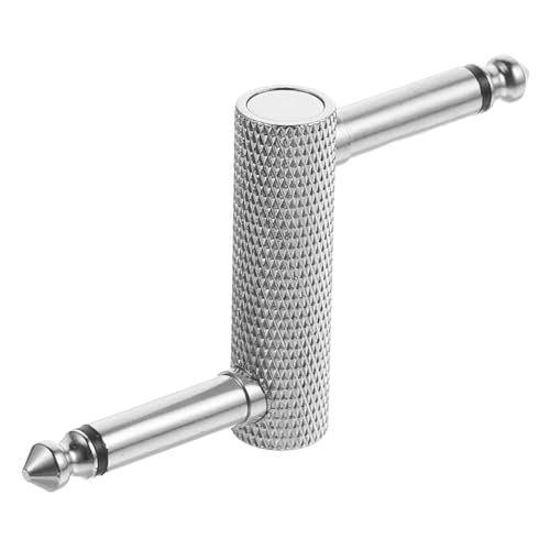 Sosoport Gitarren Pedal Metall Stecker für Effektive Verbindung für Gitarren und Elektronische Orgeln Stabil und Langlebig Überlegene Signalübertragung von Sosoport