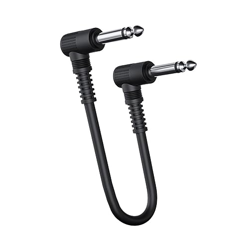 Sosoport Gitarrenkabel Hochwertiges Instrumentenkabel für Bass Effektpedale Schwarz mit Robusten Metallverbindern Sauerstofffreiem und Starkem Innenlötpunkt Sosoport Gitarrenkabel Hochwertiges Instrumentenkabel für Bass Effektpedale Schwarz mit Robusten Metallverbindern Sauerstofffreiem und Starkem Innenlötpunkt von Sosoport