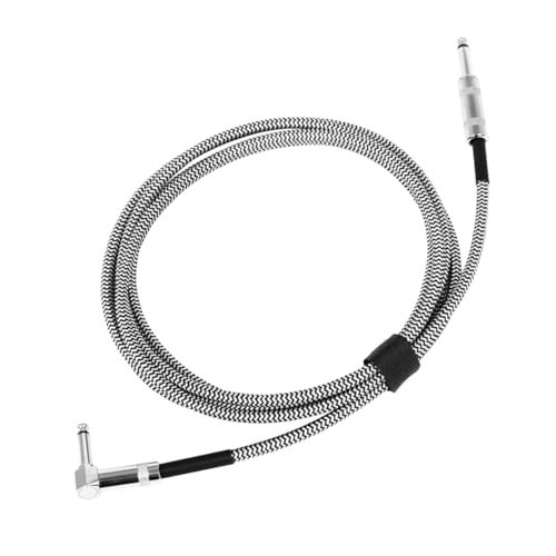 Sosoport Gitarrenverbindungskabel für Geräuschreduzierung Geflochtenes Audiokabel für Effektgeräte für Gitarre und Bass Stabiler Vielseitig Einsetzbar Sosoport Gitarrenverbindungskabel für Geräuschreduzierung Geflochtenes Audiokabel für Effektgeräte für Gitarre und Bass Stabiler Vielseitig Einsetzbar von Sosoport