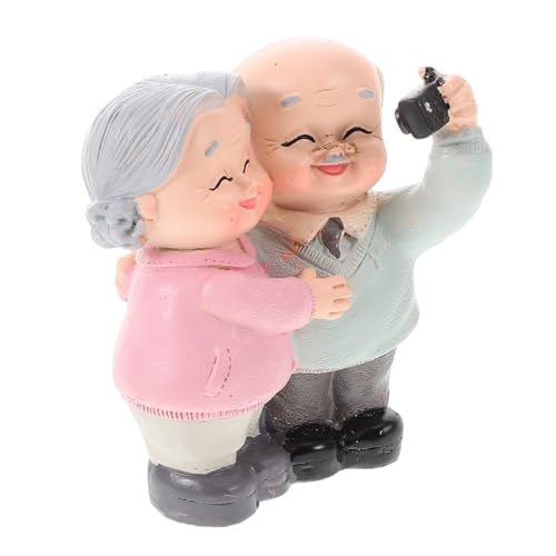 Sosoport Großeltern Figuren aus Resin Einzigartige Tortenfigur zur Dekoration für Geburtstage Hochzeiten und Feiertage Geschenkidee für Opa und Oma Sosoport Großeltern Figuren aus Resin Einzigartige Tortenfigur zur Dekoration für Geburtstage Hochzeiten und Feiertage Geschenkidee für Opa und Oma von Sosoport