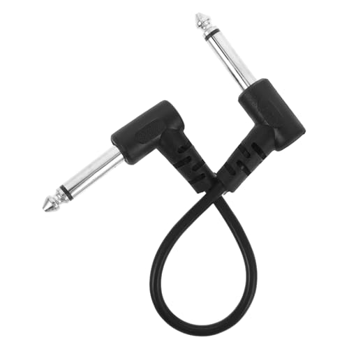 Sosoport Guitar Patchkabel für Gitarre Kompakt Tragbar für Effektpedale Geräuschloser Vielseitige Kompatibilität für Musiker Einfaches Plug And Play System von Sosoport