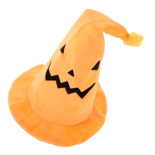 Sosoport Halloween Hexenhut mit Kürbisdesign für Damen Lustiges Party-accessoire für Kostüme Maskeraden Karneval und Weihnachtsfeiern Passend Vielseitig Einsetzbar und Auffällig von Sosoport