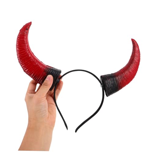 Sosoport Halloween Teufelshörner Haarreif aus PU und Kunststoff Wiederverwendbar Leicht und Bequem für Erwachsene und Perfektes Party Cosplay-accessoire für Gruppenthemen Sosoport Halloween Teufelshörner Haarreif aus PU und Kunststoff Wiederverwendbar Leicht und Bequem für Erwachsene und Perfektes Party Cosplay-accessoire für Gruppenthemen von Sosoport