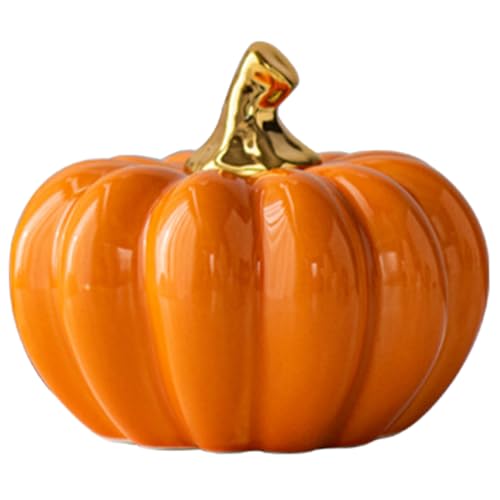 Sosoport Keramik Kürbis Dekoration Stabile Handgefertigte Herbstfigur Glatte Oberfläche Langlebiges Bauernhaus Deko für Halloween und Herbstliche Wohnraumgestaltung Sosoport Keramik Kürbis Dekoration Stabile Handgefertigte Herbstfigur Glatte Oberfläche Langlebiges Bauernhaus Deko für Halloween und Herbstliche Wohnraumgestaltung von Sosoport