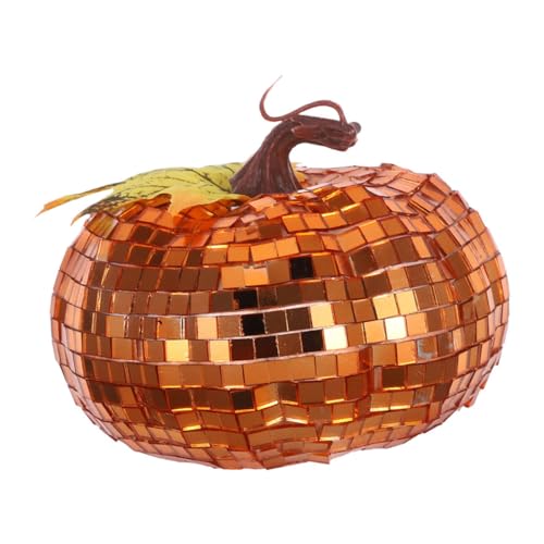 Sosoport Künstliche Disco Kürbisdekoration aus Glasperlen Schimmernde Schaumstofffigur Vielseitige Herbst und Halloween Dekoration für Tisch Regal und Kamin Party und Thanksgiving Zentrum Sosoport Künstliche Disco Kürbisdekoration aus Glasperlen Schimmernde Schaumstofffigur Vielseitige Herbst und Halloween Dekoration für Tisch Regal und Kamin Party und Thanksgiving Zentrum von Sosoport