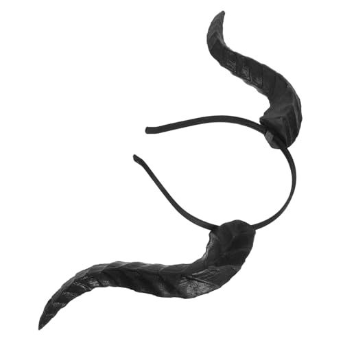 Sosoport Leichtes Teufelshorn Stirnband mit Abnehmbaren Kuhhörnern Elastisch Bequem für Halloween Kostüm Cosplay und Party Unisex Schwarzes Hörner-design Flexibel und Schonend zum Haar Sosoport Leichtes Teufelshorn Stirnband mit Abnehmbaren Kuhhörnern Elastisch Bequem für Halloween Kostüm Cosplay und Party Unisex Schwarzes Hörner-design Flexibel und Schonend zum Haar von Sosoport