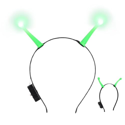 Sosoport Leuchtendes Außerirdischer Haarreif Kostüm Haarband für Halloween Party Cosplay Damen Funny Party Headpieces Bequem Atmungsaktiv Einfach zu Tragen Geeignet für Altersgruppen Sosoport Leuchtendes Außerirdischer Haarreif Kostüm Haarband für Halloween Party Cosplay Damen Funny Party Headpieces Bequem Atmungsaktiv Einfach zu Tragen Geeignet für Altersgruppen von Sosoport