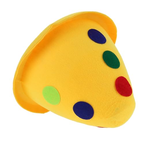 Sosoport Lustiger Clown Hut Karneval Kostüm Partyhut für Halloween Fasching Karneval Bühnenauftritt und Festliche Verkleidung Angenehm zu Tragen Vielseitig Einsetzbar für Erwachsene von Sosoport